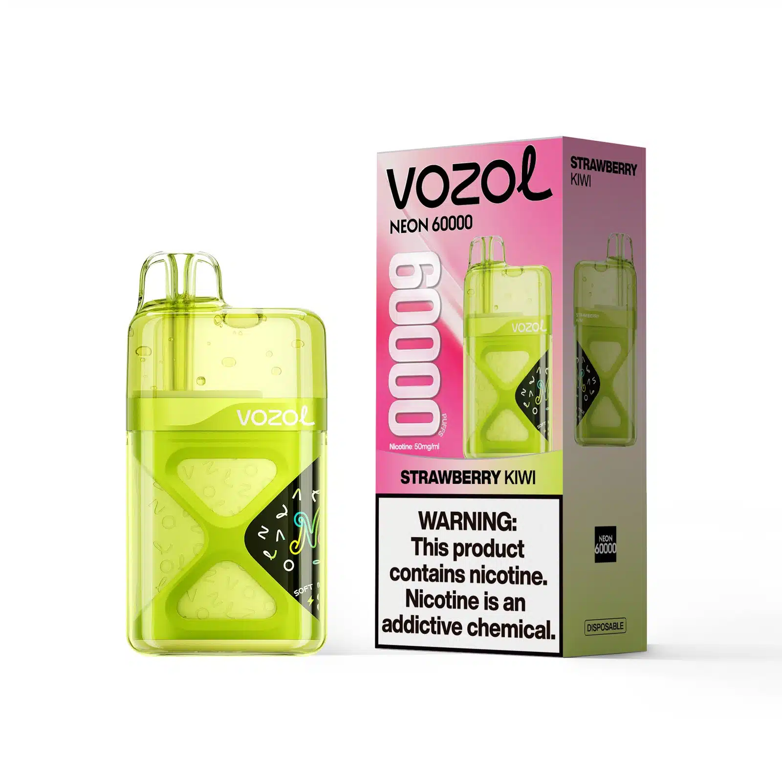 Strawberry-Kiwi-VOZOL-NEON-60000-600x600-1.webp Vozol Neon 60000 Strawberry Kiwi - Görsel 1