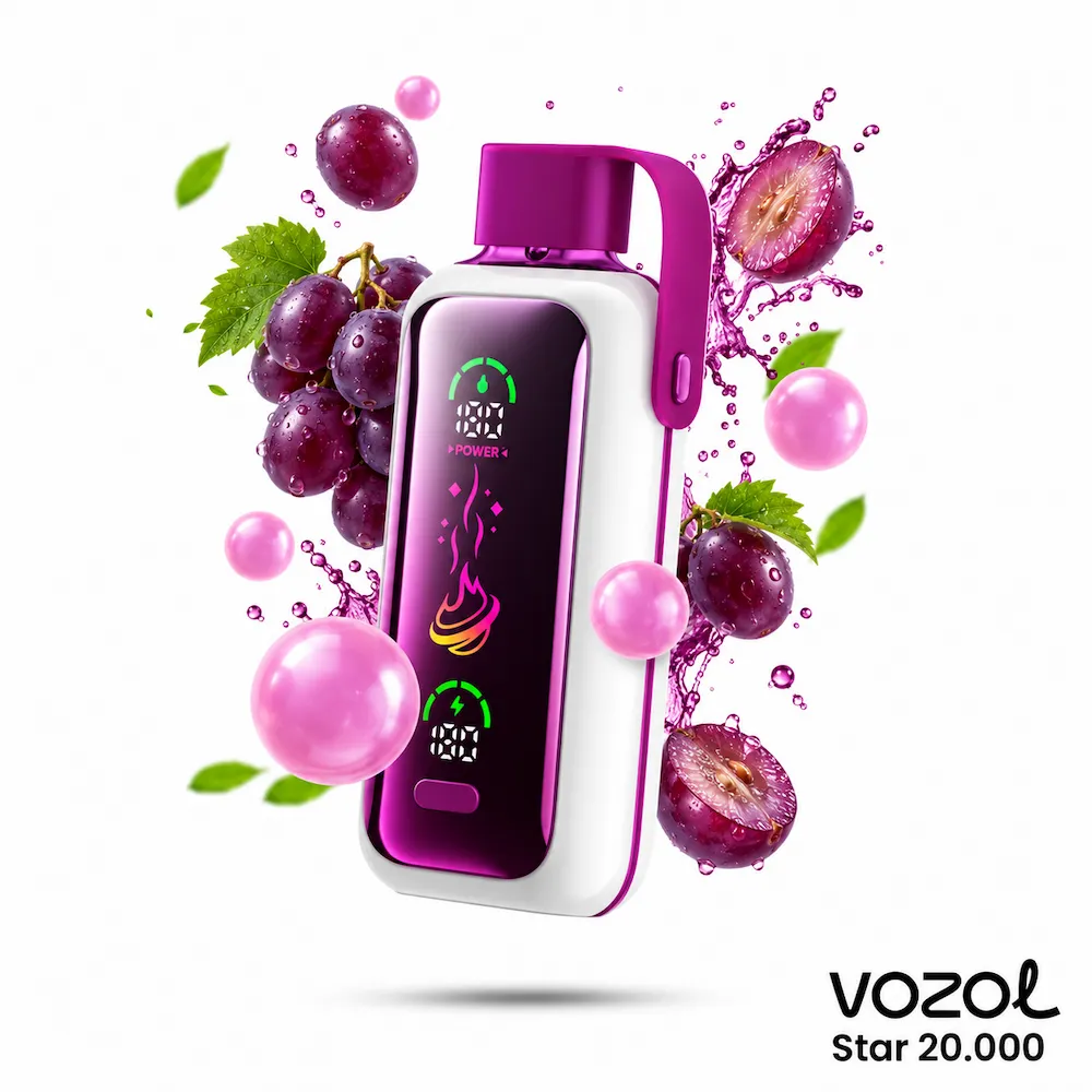 Vozol Star 20000 Grape Bubble Gum Vozol Star 20000 Grape Bubble Gum