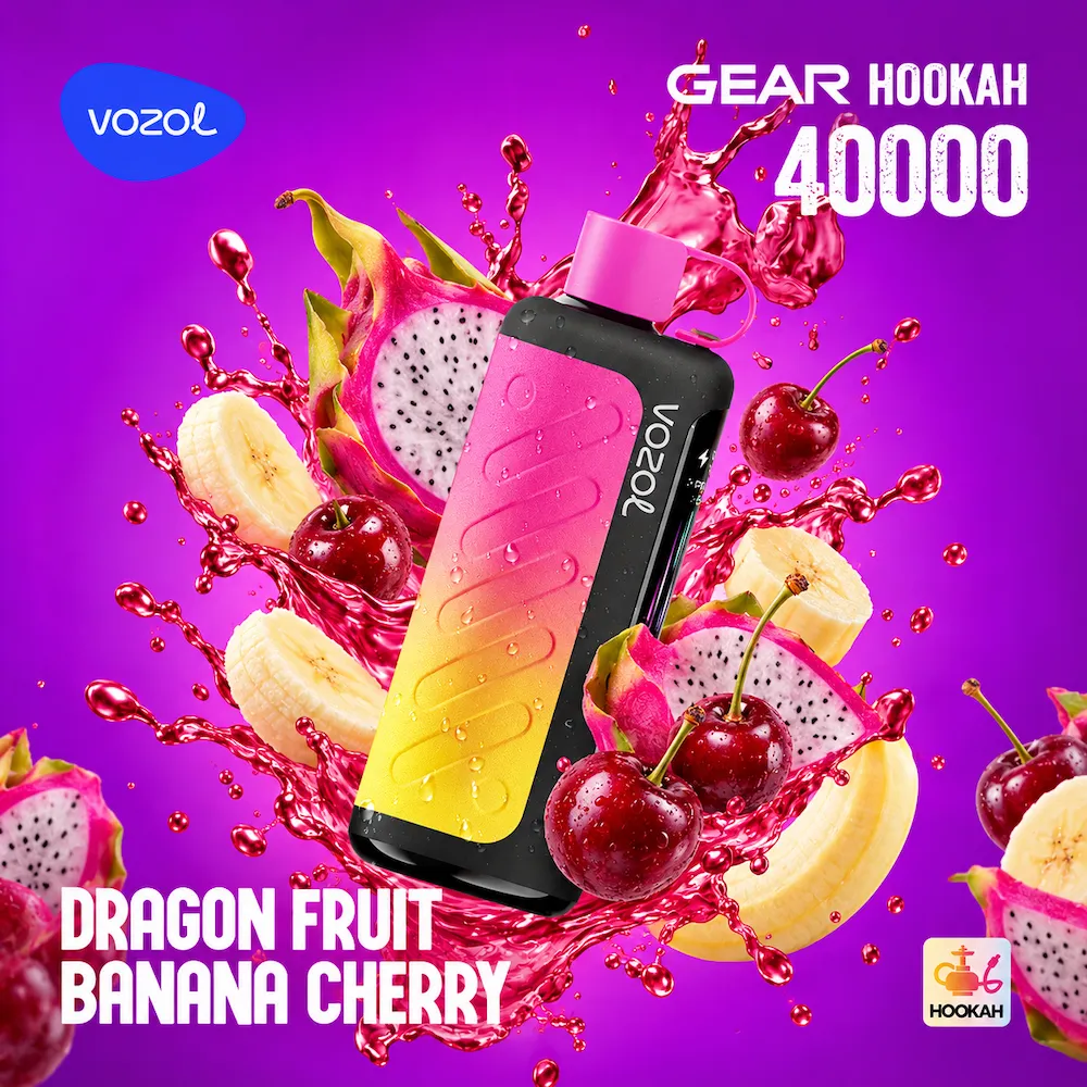 Vozol Hookah 40000 Dragon Fruit Banana Cherry Vozol Hookah 40000 Dragon Fruit Banana Cherry