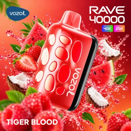 Vozol Rave 40000 Tiger Blood