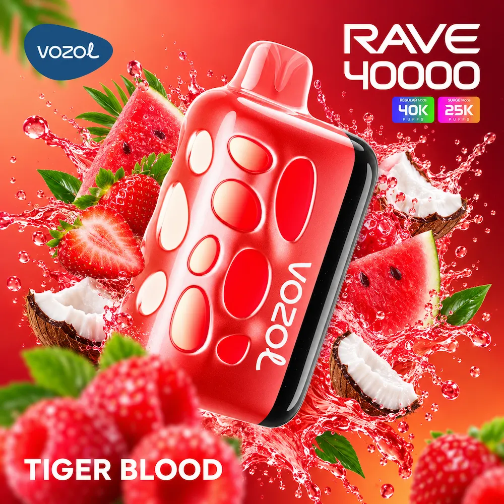 Vozol Rave 40000 Tiger Blood Vozol Rave 40000 Tiger Blood